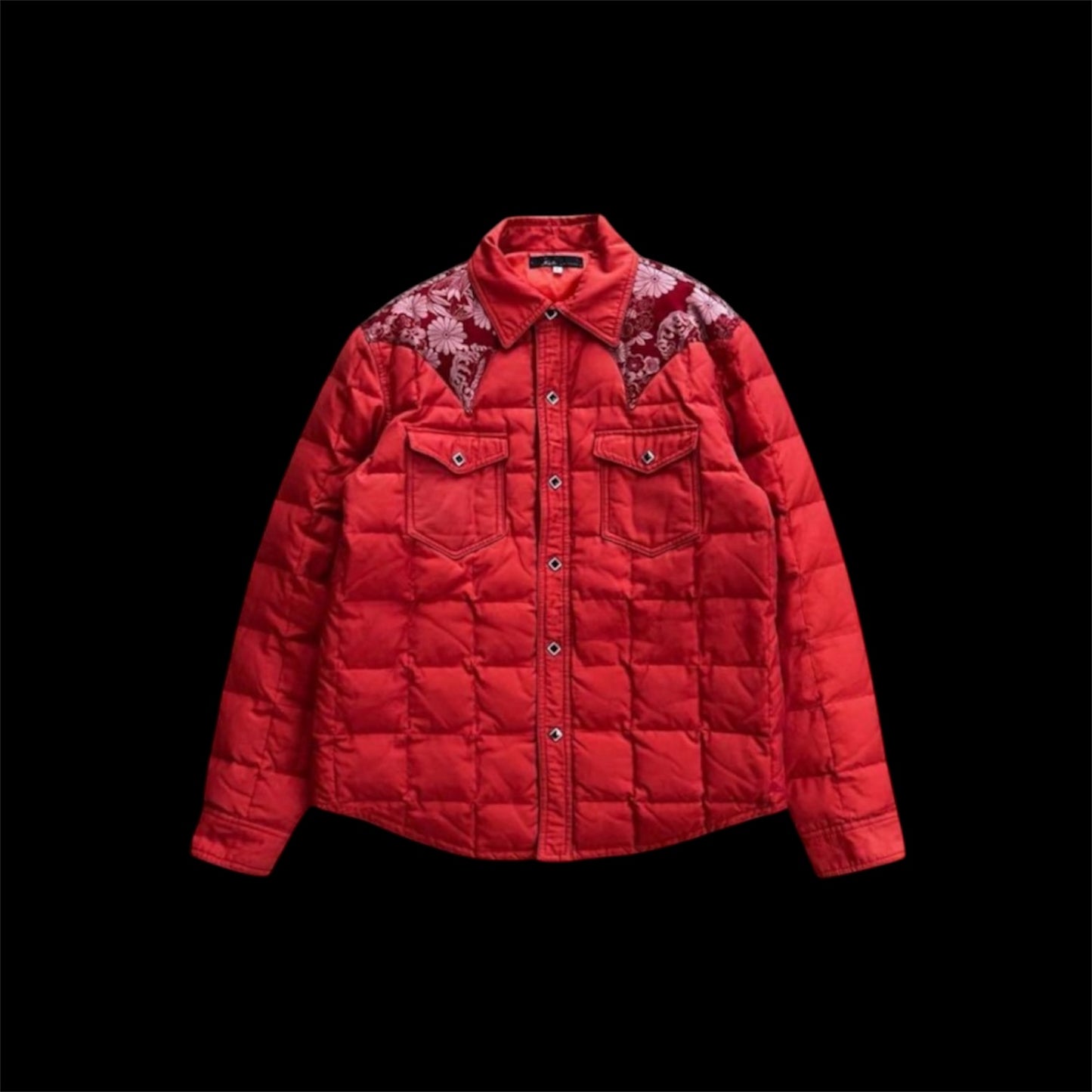 Patched Puffer Jacket