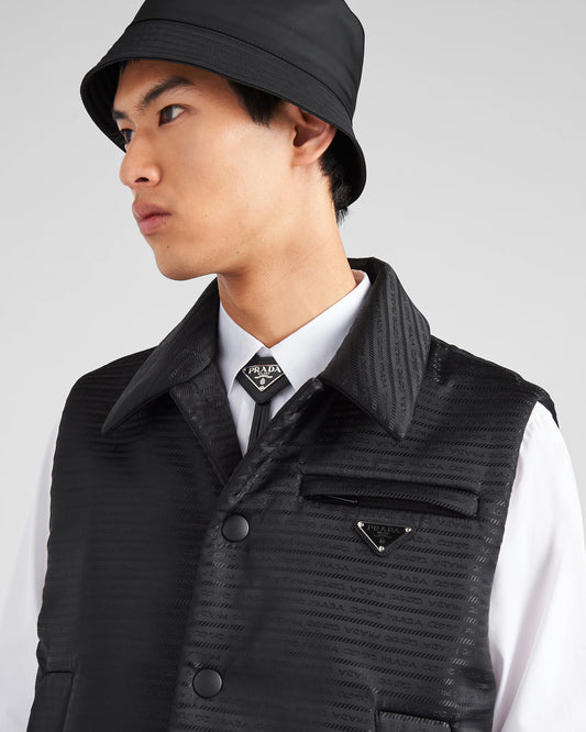 Prada Saffiano Leather Boro Tie